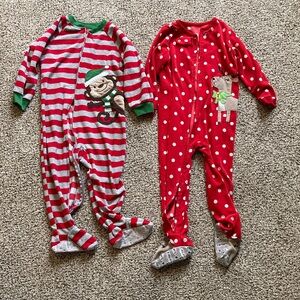Boys or girls Festive Striped and Polka Dot Kids One Piece Set